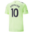 Jack Grealish 10 Manchester City 2022/23 Third Men Jersey - Black