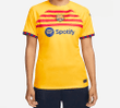 Robert Lewandowski 9 Barcelona 2023 Fourth Women's Yellow Jersey