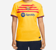 Barcelona 2023 Fourth Women's Custom 00 Yellow Jersey