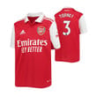 Kieran Tierney 3 Arsenal 2022/23 Youth Home Jersey - Red