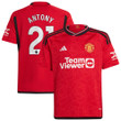 Antony 21 Manchester United 2023-24 Youth Home Jersey - Red