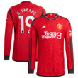 Raphael Varane 19 Manchester United 2023-24 Home Men Jersey - Long Sleeve