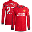 Alex Telles 27 Manchester United 2023-24 Home Men Jersey - Long Sleeve