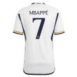 Kylian Mbappé 7 Real Madrid 2023-24 Home Men Jersey - White