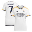 Kylian Mbappé 7 Real Madrid 2023-24 Women Home Jersey - White
