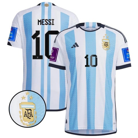 argentina world cup messi jersey