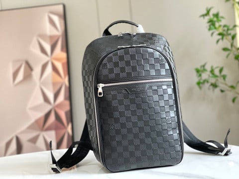 Louis Vuitton Michael Backpack In Black Damier Infini Onyx Leather - Praise  To Heaven