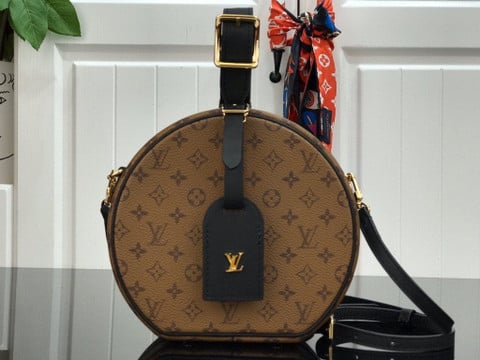 Louis Vuitton Petite Boite Chapeau Monogram Reverse Canvas Bag