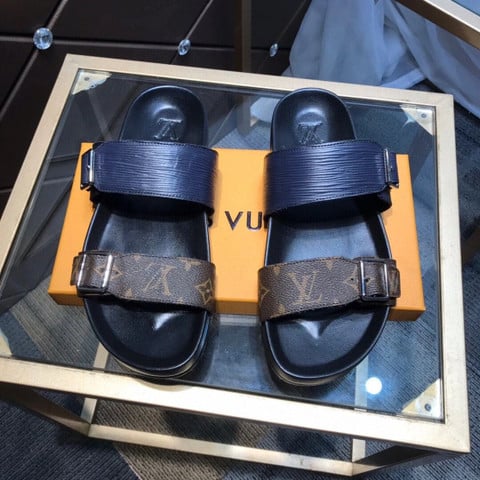 Louis Vuitton Bom Dia Flat Mules (Black)