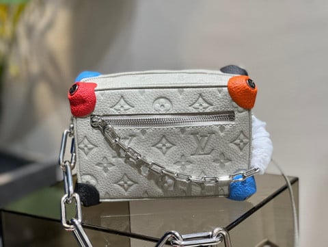 Louis Vuitton Mini Soft Trunk Bag Embossed Leather In White - Praise To  Heaven