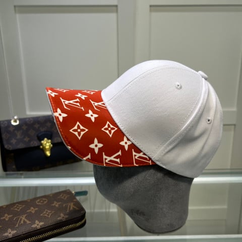 Louis Vuitton LV Caps Hats White Brown Black
