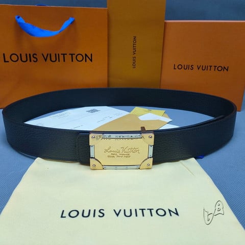Louis Vuitton Double Sided Men's Black Belt
