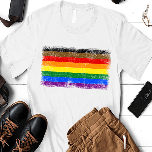 Pride Flag T-Shirt, Pride Shirt, LGBT Pride Shirt Hoodie Light AP184