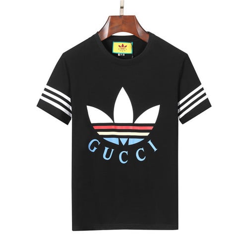 Adidas x Gucci Metamorfosi Print Basic Cotton T-Shirt - Black