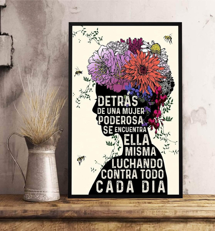 Canvas Latin Girl Quote Poster