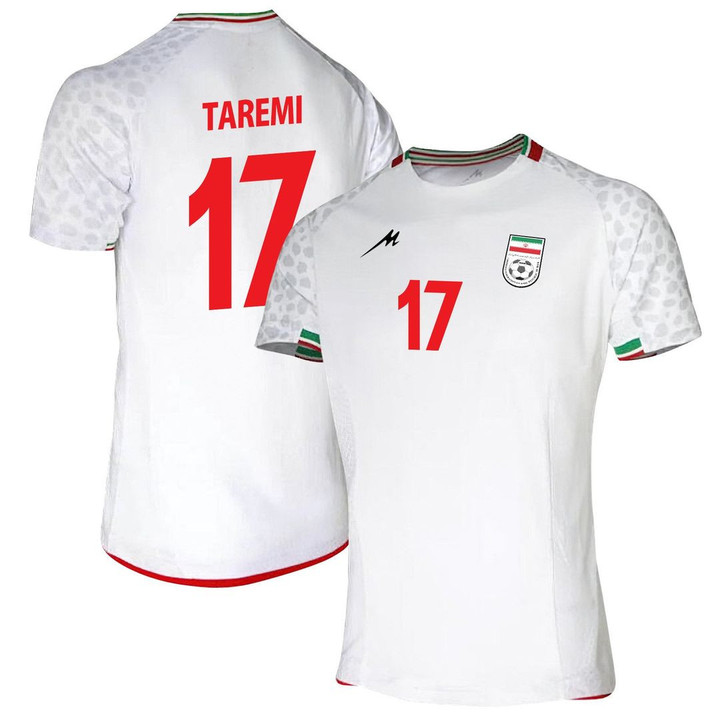 Iran National Team 2022-23 Mehdi Taremi #17 Home Men Jersey - White