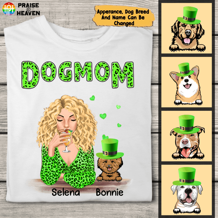 Personalized Dog Breed Dog Mom T-Shirt SweatShirt Hoodie AP789