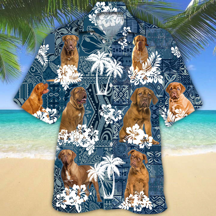 Dogue De Bordeaux Hawaiian Shirt