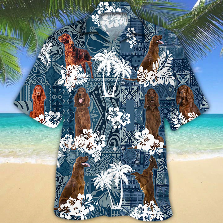Irish Setter 2 Hawaiian Shirt
