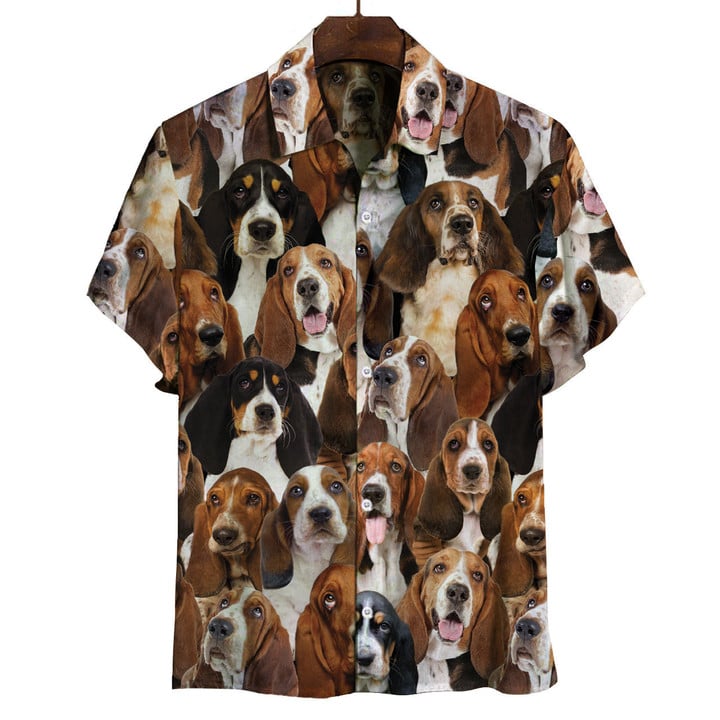 Basset Hounds - You Will Have A Bunch Of Dogs Hawaiian Shirt