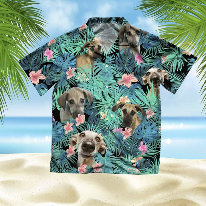 Sloughi - Summer Leaves - Hawaiian Shirt