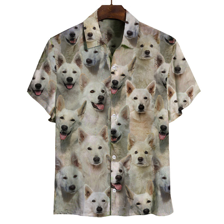 Berger Blanc Suisses - You Will Have A Bunch Of Dogs Hawaiian Shirt