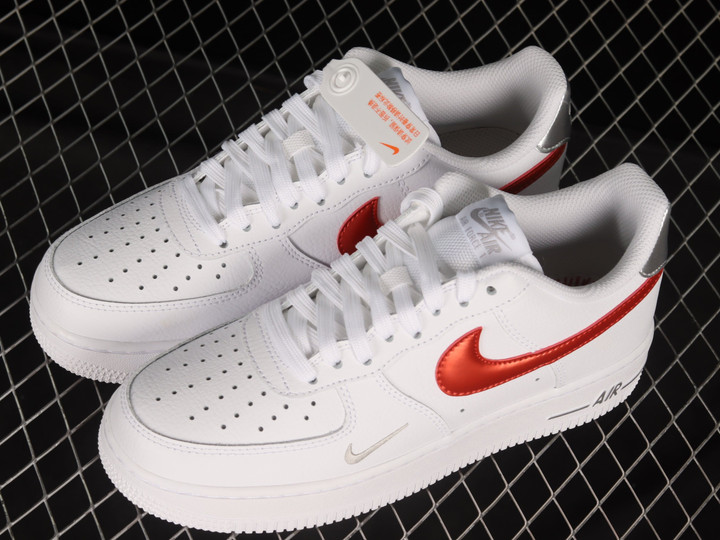 Nike Air Force 1 Low Picante Red Wolf Grey Shoes Sneakers