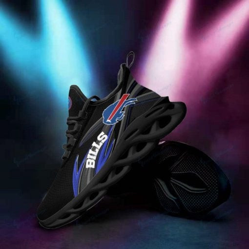 Buff. Bill Purple Curve 3D Max Soul Sneaker Shoes In Black