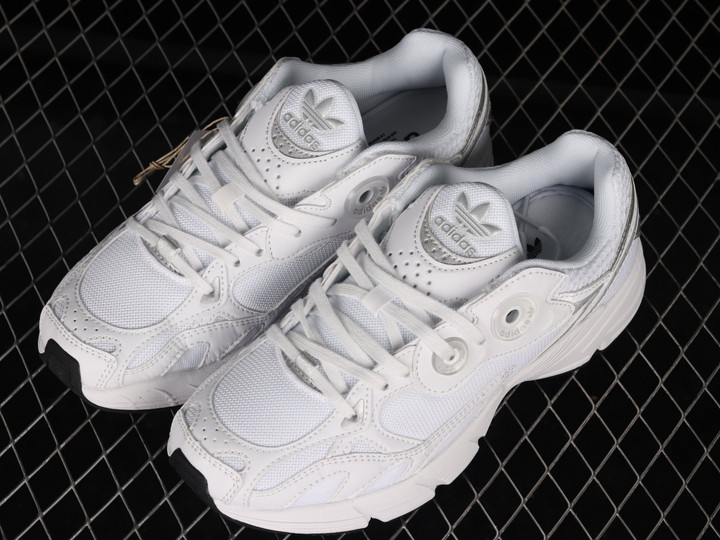 Adidas Astir Cloud White / Silver Metallic Shoes Sneakers, Women