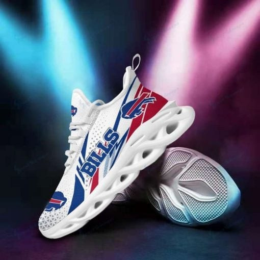 Buff. Bill Logo 3D Max Soul Sneaker Shoes In Red Blue White