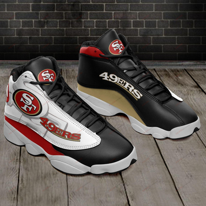 Black SF 49er Air Jordan 13 Sneakers Sport Shoes