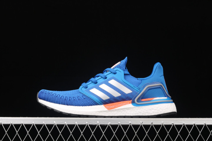 Adidas Ultraboost 20 Football Blue Shoes Sneakers, Men