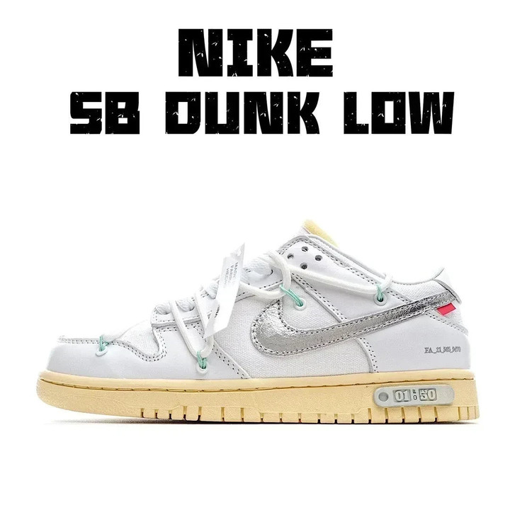 Off-white X Nike Dunk Low '50 Of 50' Sneakers Shoes
