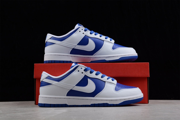 Nike Dunk Low Racer Blue White Shoes Sneakers