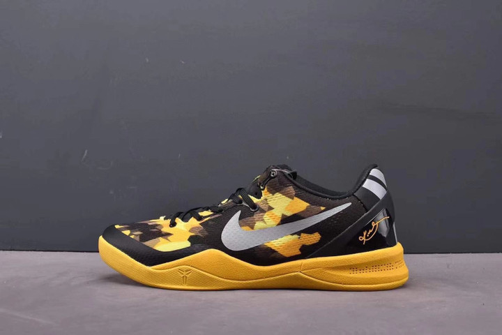 Nike Kobe 8 Suifur/electric Black Yellow Shoes Sneakers