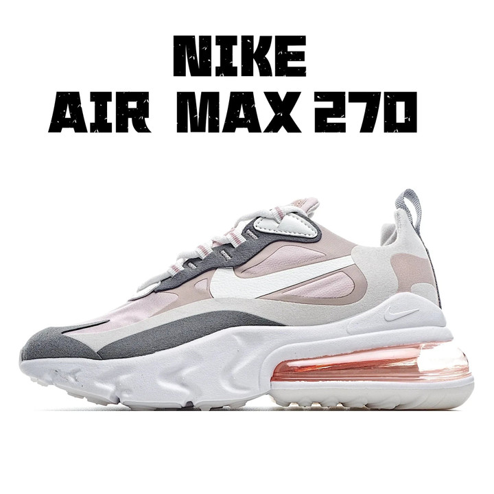 Nike Air Max 270 React Plum Chalk Sneakers Shoes