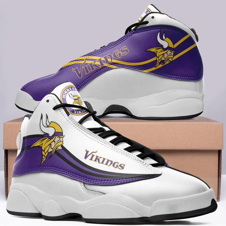Minnesota Vikings American Football Team Ultra Cool Air Jordan 13 Shoes