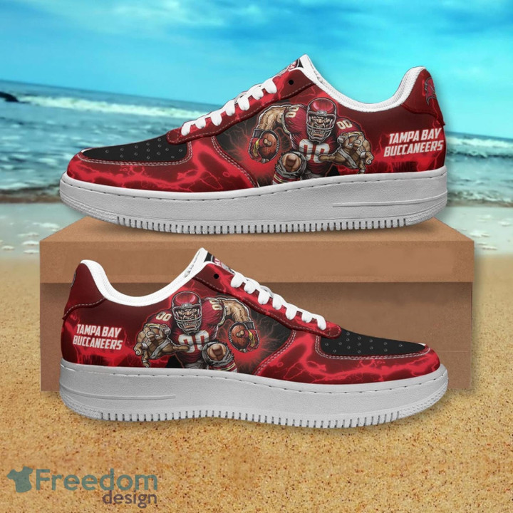 TB Buccaneer Symbol Player Air Force 1 Shoes Sneaker In Red