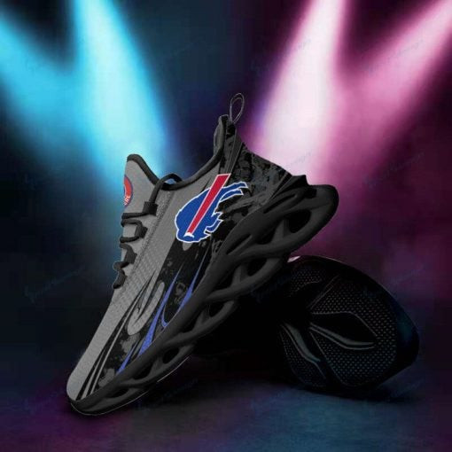 Buff. Bill Logo 3D Max Soul Sneaker Shoes In Black Gray