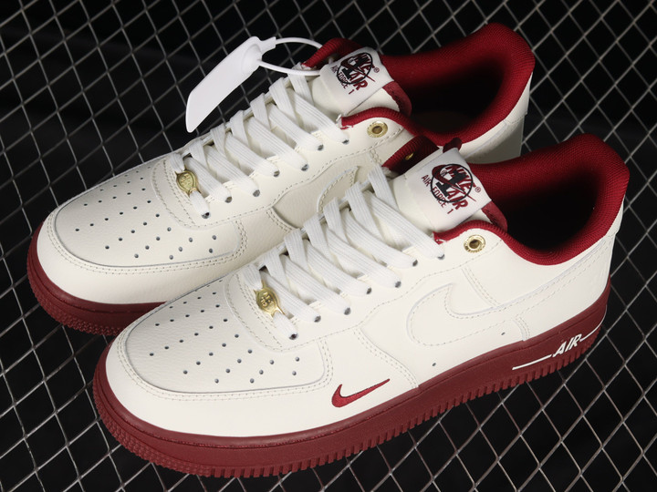 Nike Air Force 1 40th Anniversary White Red Shoes Sneakers