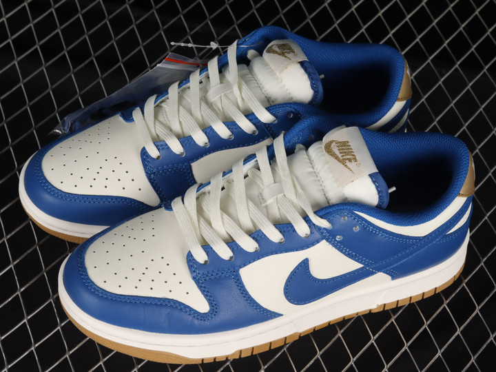 Nike Dunk Low Royal Blue Gold Shoes Sneakers