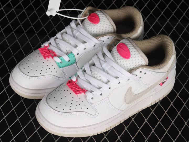 Nike Dunk Low Pink Bling Shoes Sneakers, Women