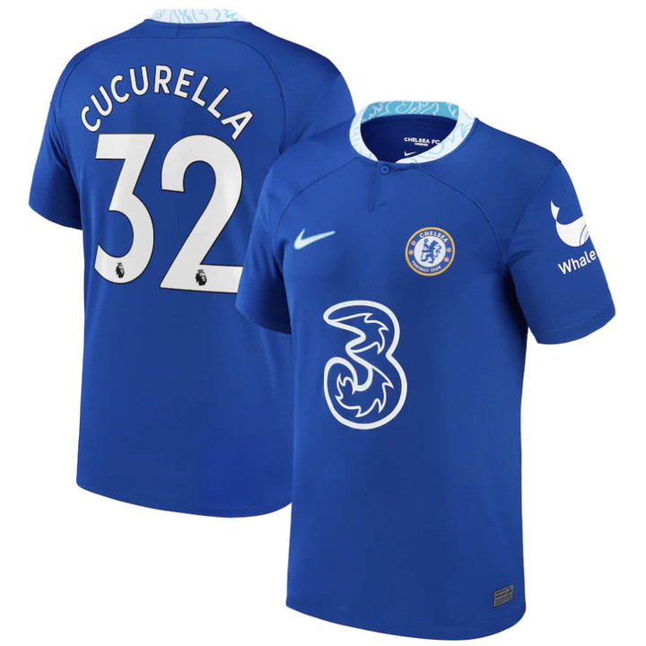 Marc Cucurella 32 Chelsea 2022/23 Home Jersey - Men Blue