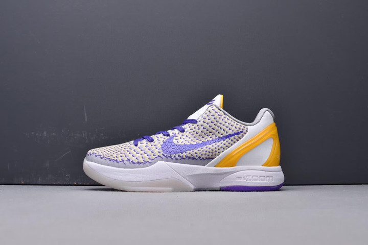 Nike Kobe 6 Lakers 3d Orange Purple Sneakers Shoes