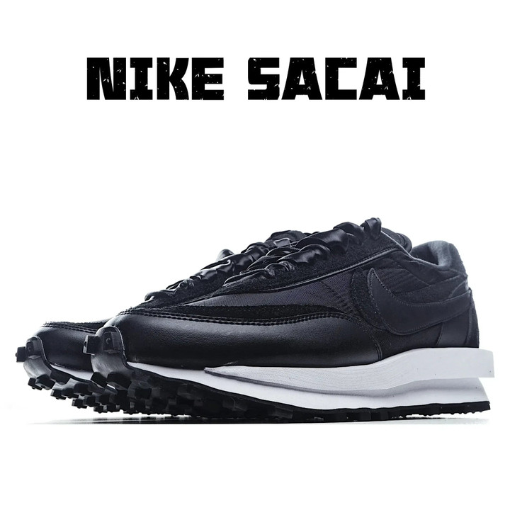 Nike X Sacai Ldv Waffle Black Sneakers Shoes