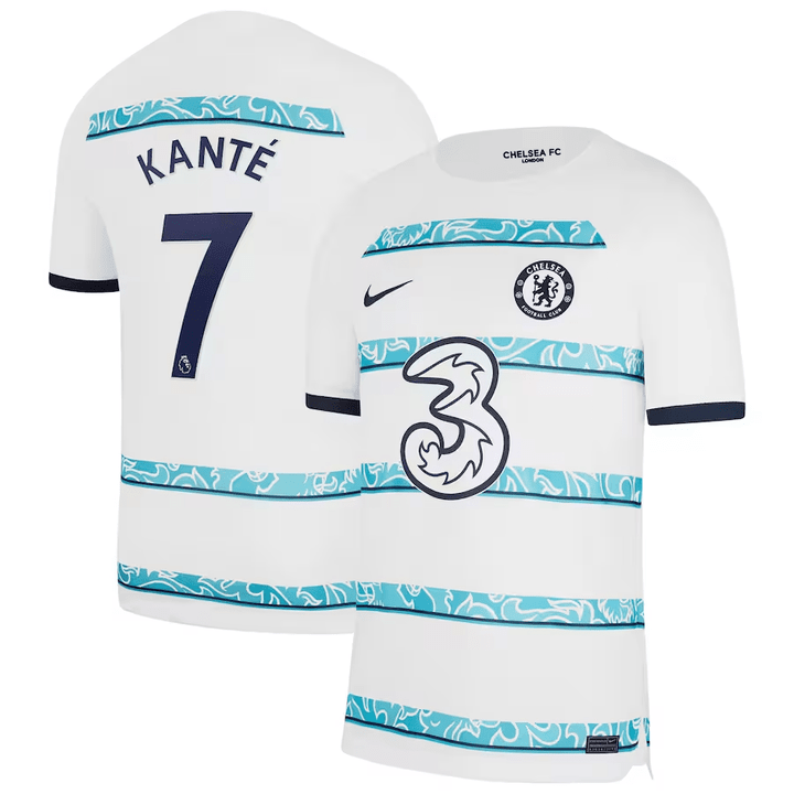 N'Golo Kanté 7 Chelsea 2022/23 Away Jersey - White