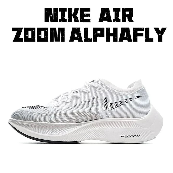 Nike Zoomx Vaporfly Next% 2 White Metallic Silver Sneakers Shoes