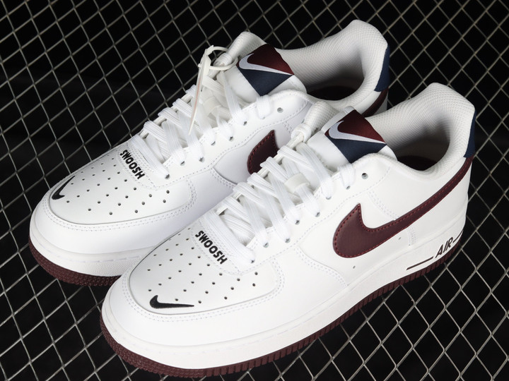 Nike Air Force 1 Low Obsidian/White-University Red Shoes Sneakers