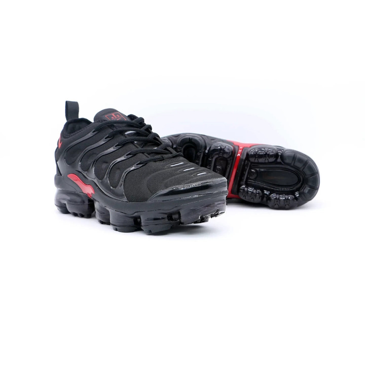 Nike Air Vapormax Plus Black Red Sneakers Shoes