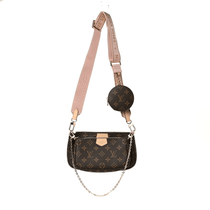 Louis Vuitton Monogram Multi Pochette Accessories Rose Clair Bag Shoulder Bag